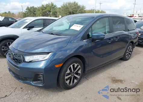 2025 Honda Odyssey Ex-L from USA, damaged, VIN 5FNRL6H64SB079140